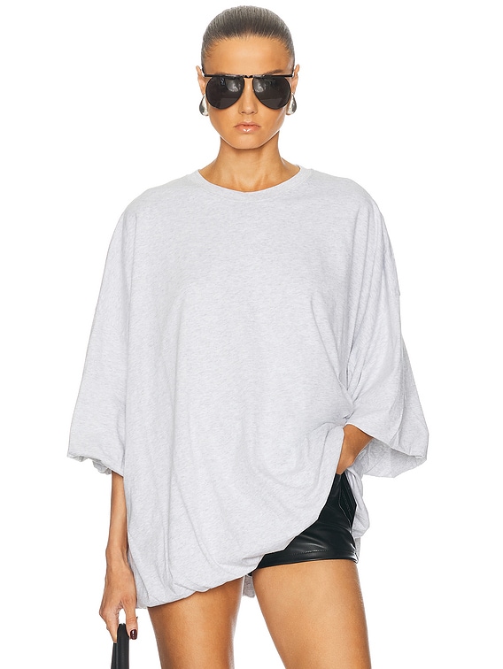 Acne Studios Eniko Top in Grey Melange | FWRD