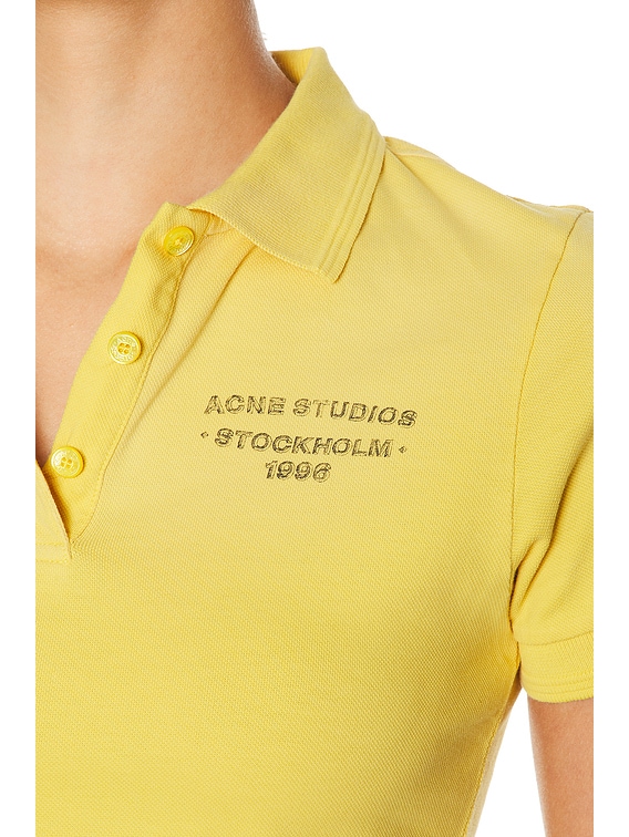 Acne Studios Esimona Sunkissed Top in Warm Yellow | FWRD