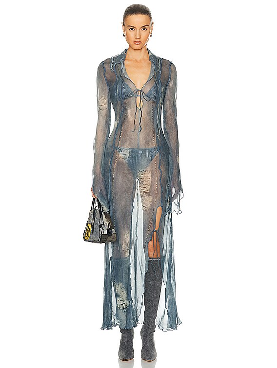 Acne Studios Bikini Set in Denim Blue | FWRD