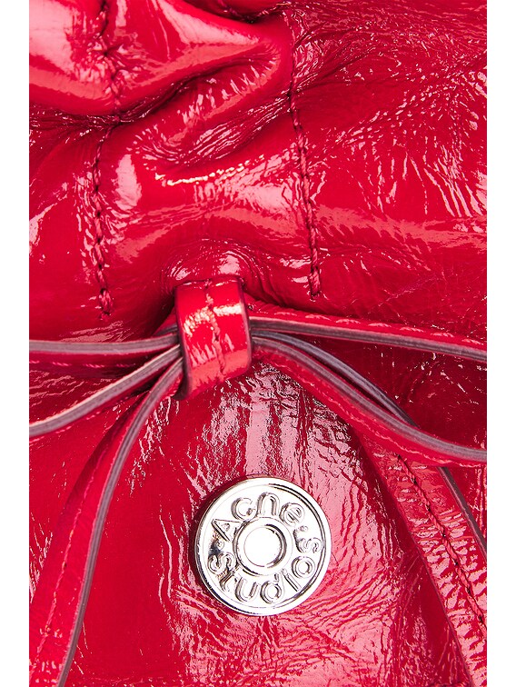 Acne Studios Multipocket Micro Crinkled Bag in Red | FWRD