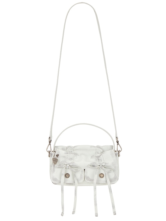 Acne Studios ホワイトボディバッグ Acne Studios: ホワイト Multipocket バッグ | SSENSE 日本