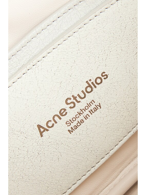 Acne Studios ホワイトボディバッグ Acne Studios - Multipocket shoulder bag - White/grey