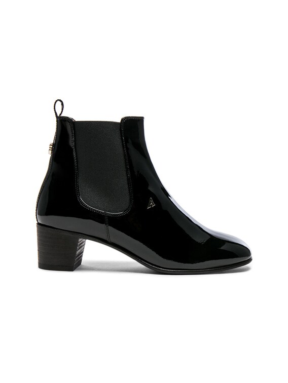 Acne patent best sale ankle boots black