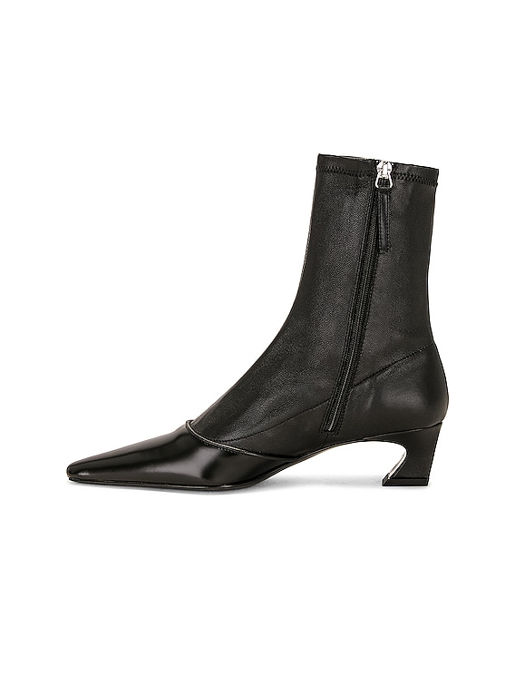 acne square toe boots