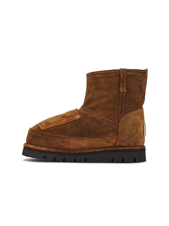 Acne Studios Batter Low Boot in Tobacco Brown | FWRD