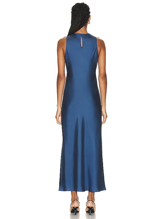asceno valencia silk satin slip dress Asceno Valencia silk twill slip dress ASCENO