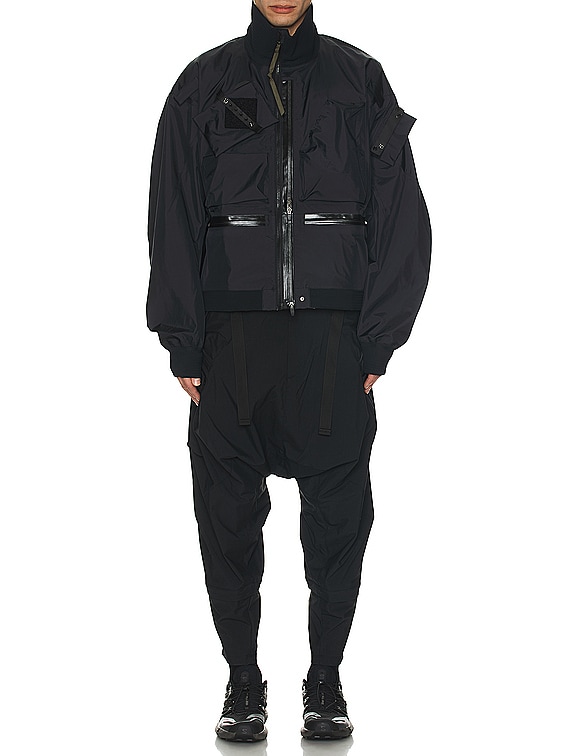 Acronym P30A-E Encapsulated Nylon Articulated Cargo Pant in Black | FWRD