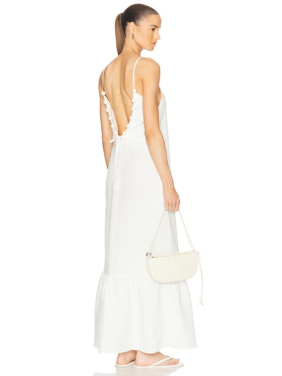 off white and golden dress The Aurélie Wedding Dress