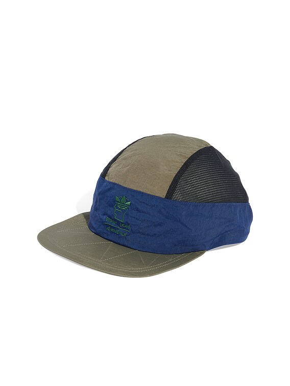 adidas Originals x Brain Dead Panel Mesh Cap in Black, Collegiate