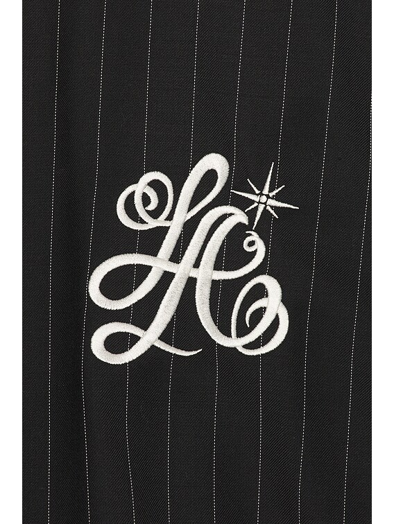 adidas Originals x Willy Chavarria Pinstripe Jacket in Black