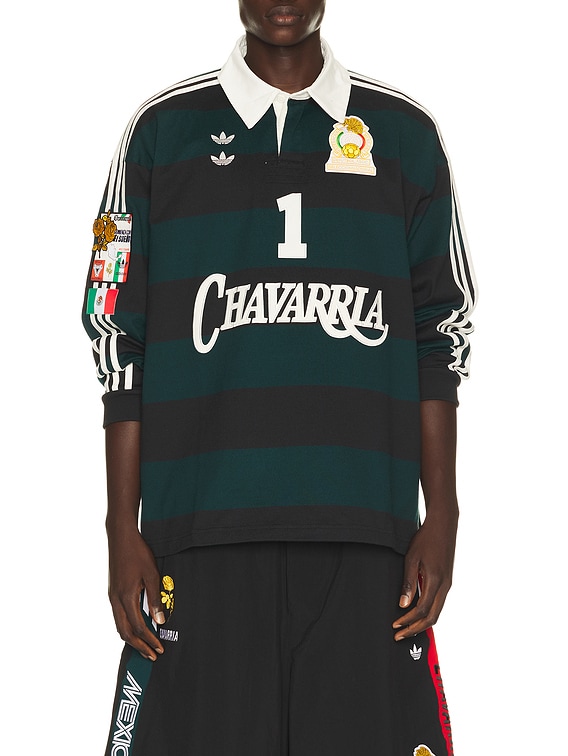  x Willy Chavarria 長袖シャツ adidas Originals x Willy Chavarria Portero Rugby Long Sleeve Shirt