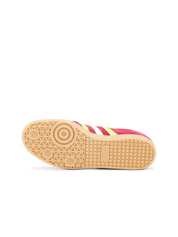 adidas gazelle silver green womens Adidas Sambae Women's White & Red Leather Shoes – CHROME main image 0