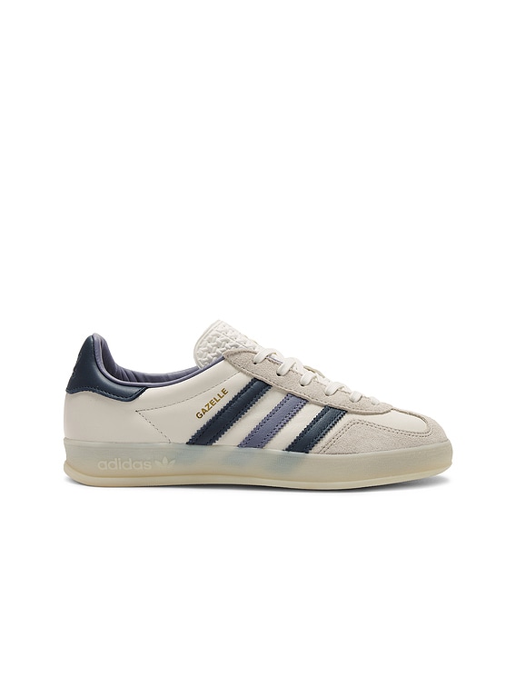 人気 ☆ADIDAS☆ GAZELLE INDOOR CORE WHITE PRELOVED INK adidas Gazelle Indoor - White / Preloved Ink – Kith Europe