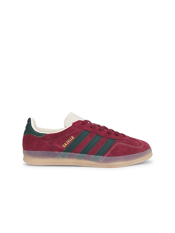 ★【Adidas 】 Gazelle Indoor Shadow Burgundy★ adidas Originals Gazelle Indoor in Shadow Red, Shadow Green