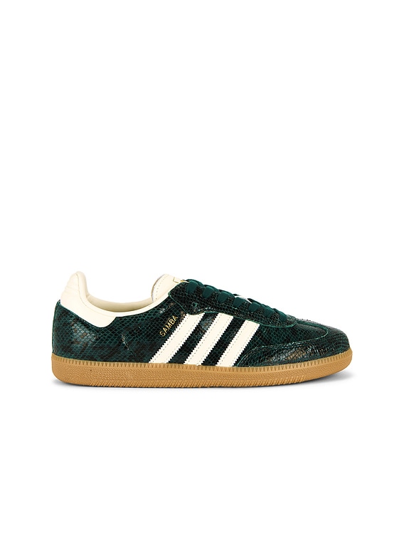 adidas / アディダス SAMBA OG EXCLUSIVE adidas Originals Samba Og Sneakers in Cream White & Core Green | FWRD