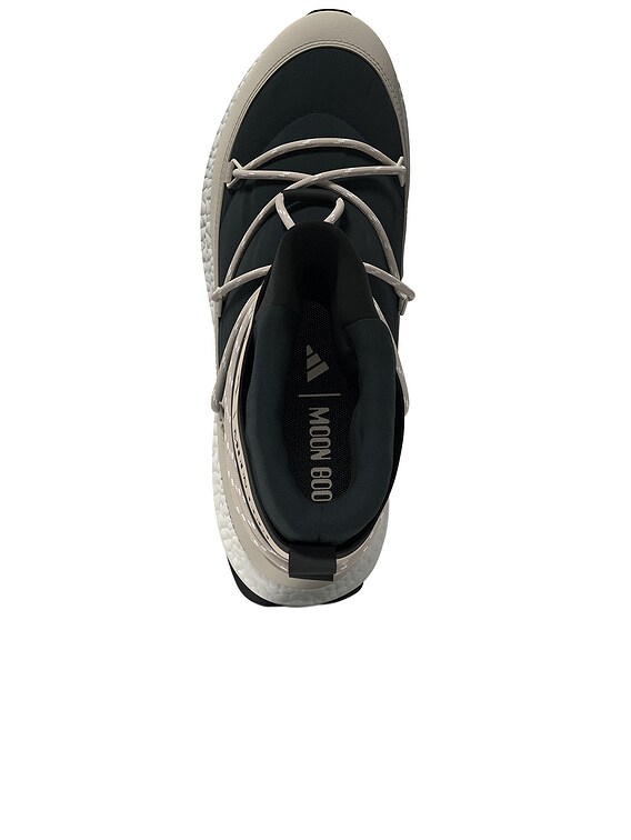 ショートブーツ・ブーティ ADIDAS x MOON BOOT MoonBoost High SA504 ADIDAS x MOON BOOT Moonboost Womens High Top Shoes - BLACK