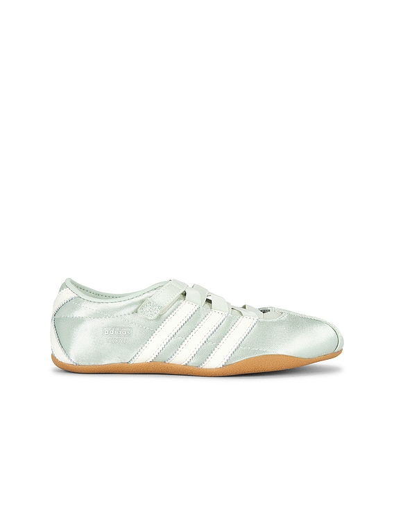 adidas Originals Tokyo Mary Jane Sneaker in Linen Green, Off White