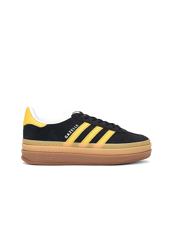 adidas Originals Gazelle Bold Platform in Core Black Bold Gold White FWRD