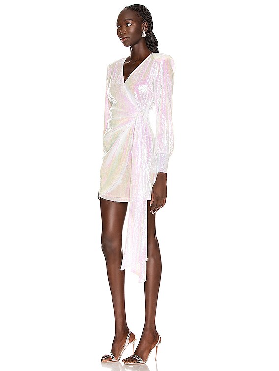 Sequin Wrap Around Dress Outlet Shop, UP TO 68% OFF |  www.editorialelpirata.com