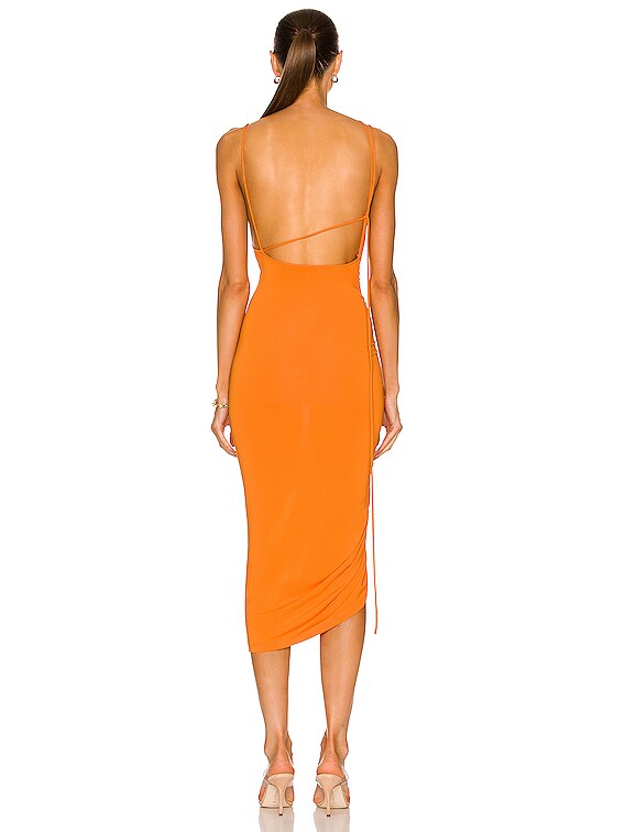 knee length dresses for ladies Irina Ruffled Midi Dress