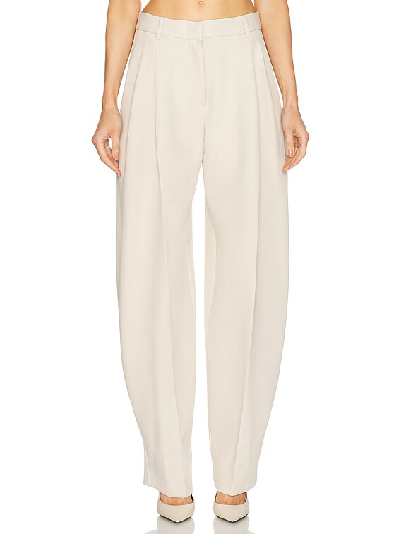 パンツ THE ANDAMANE TRACY - LOW RISE MAXI FLARED PANTS Low Rise Flare Pants Tracy Sand - The Andamane