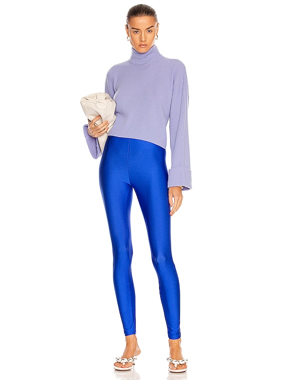 The Andamane 'holly' Elettric E 80s High-waisted leggings In Stretch  Polyamide in Blue