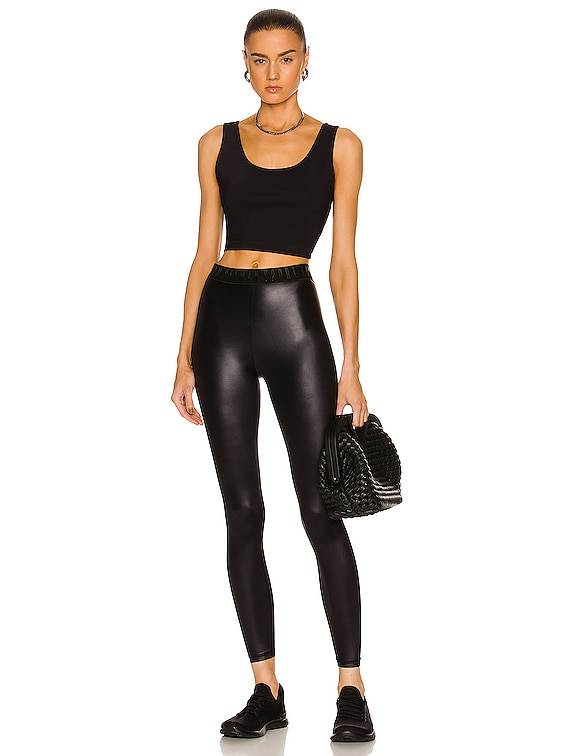 Adam Selman Sport Branded Band Legging Pant in Black