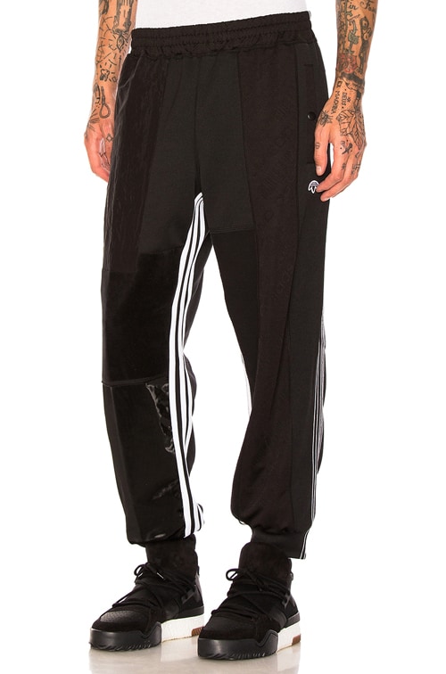 adidas by Alexander Wang Patch Track Pants in Black | FWRD