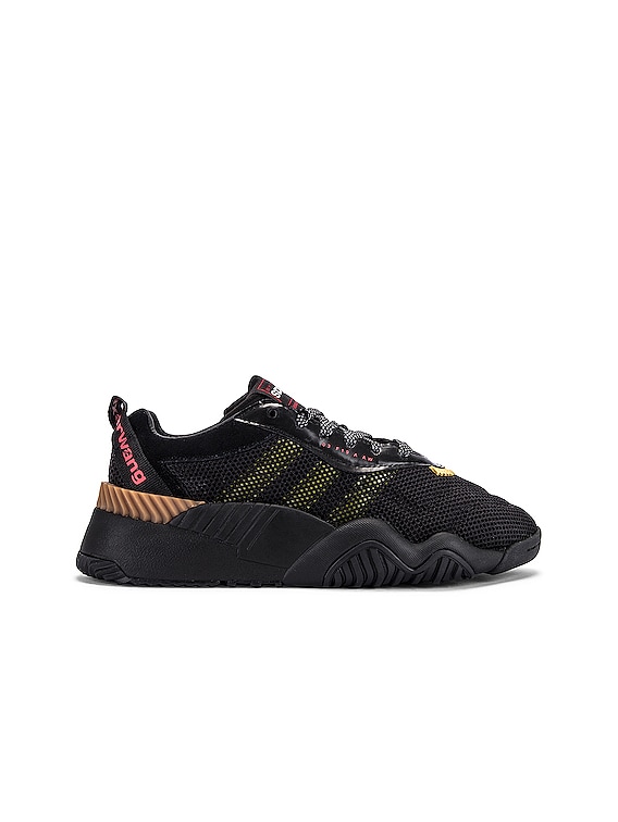 fuente accesorios autoridad adidas by Alexander Wang AW Turnout Trainer Sneaker in Core Black, Yellow &  Light Brown | FWRD
