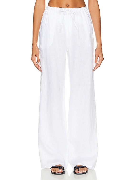 Linen Drawstring Trouser