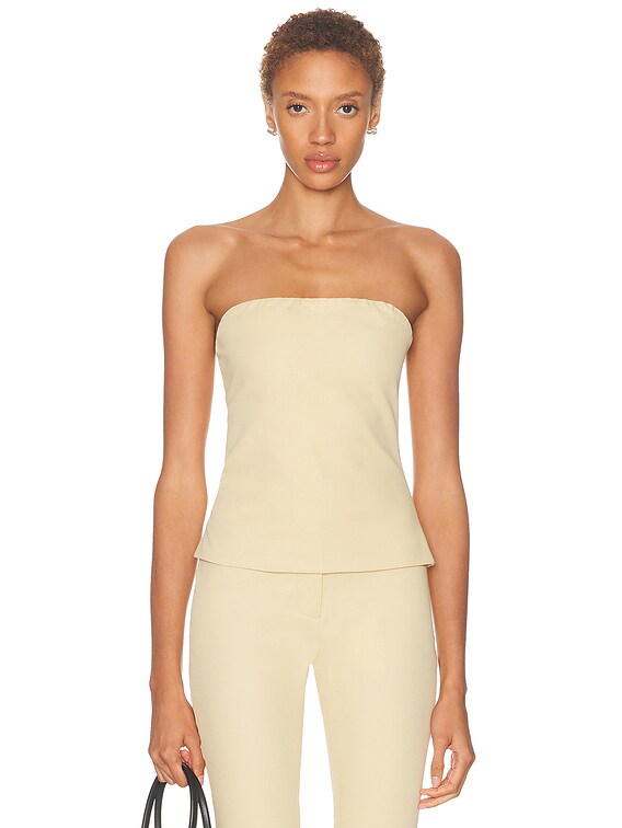 ALFIE Bustier Top in Sand | FWRD
