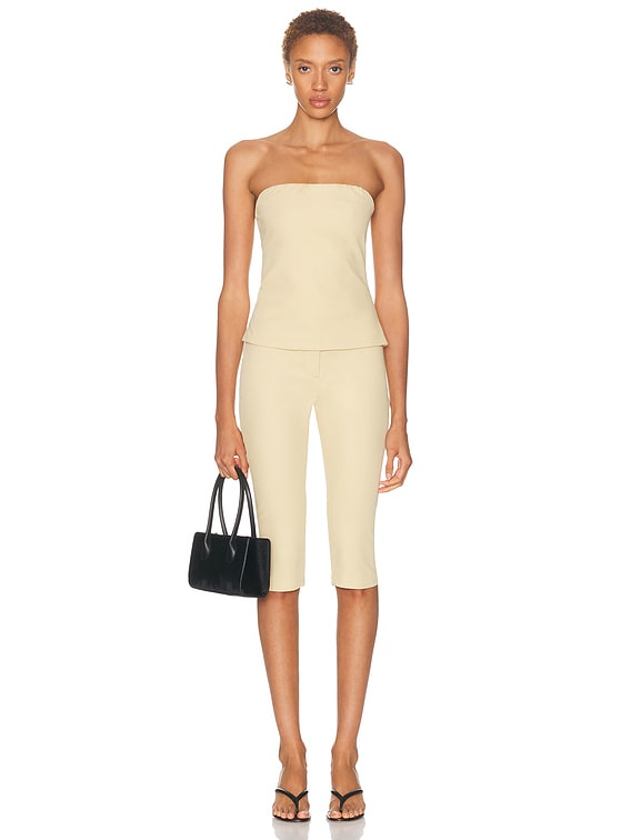 ALFIE Bustier Top in Sand | FWRD