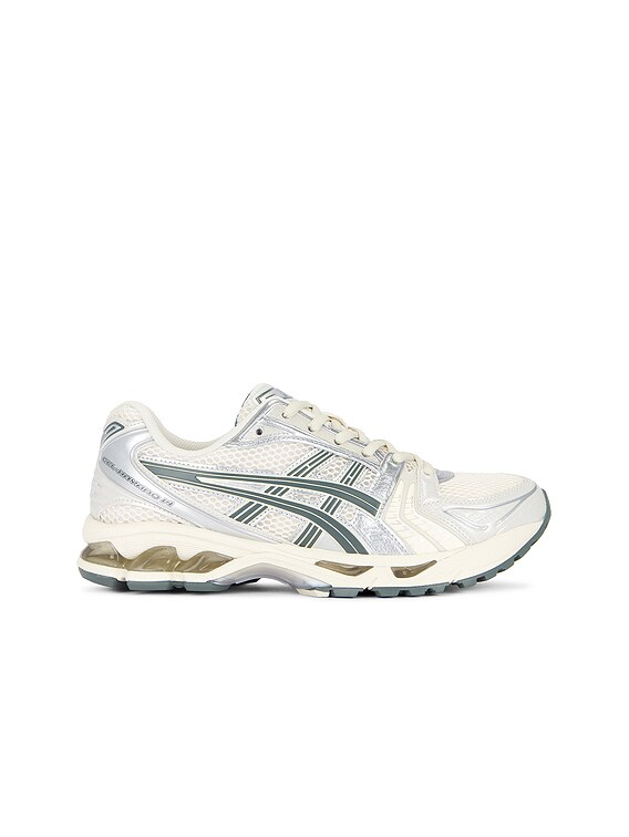Asics Gel-Kayano 14 in Birch & Dark Pewter | FWRD