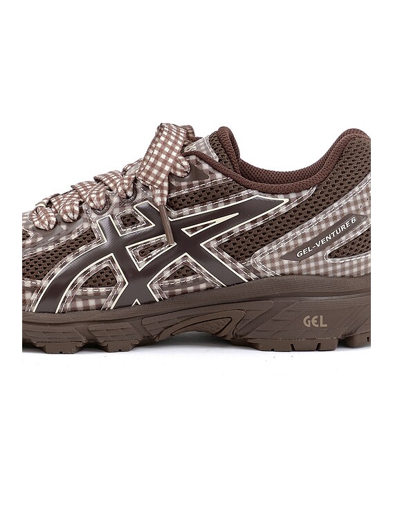 Asics x Story Mfg Gel-Venture 6 Sneaker in Reddish Brown | FWRD Asics x Story Mfg Gel-Venture 6 Sneaker in Reddish Brown | FWRD