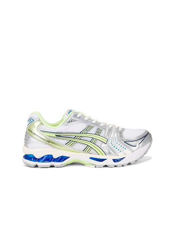 Asics Gel-kayano 14 in White & Lime Green | FWRD