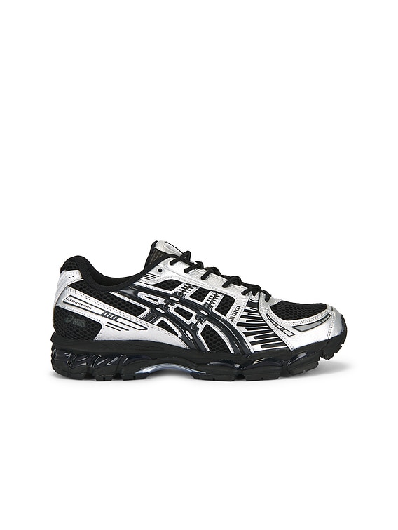 【AYA】 Asics Gel-Kayano 12.1 Sneaker in Black & Graphite Grey | FWRD