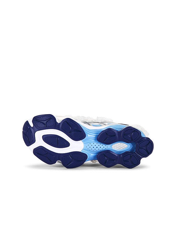 Asics X Shushu/Tong Gel-Kinetic Fluent in White & Dive Blue | FWRD