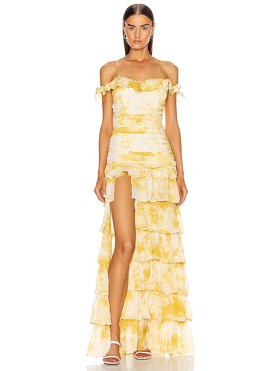amber gold dress Amber White W Gold Dress S main image 0