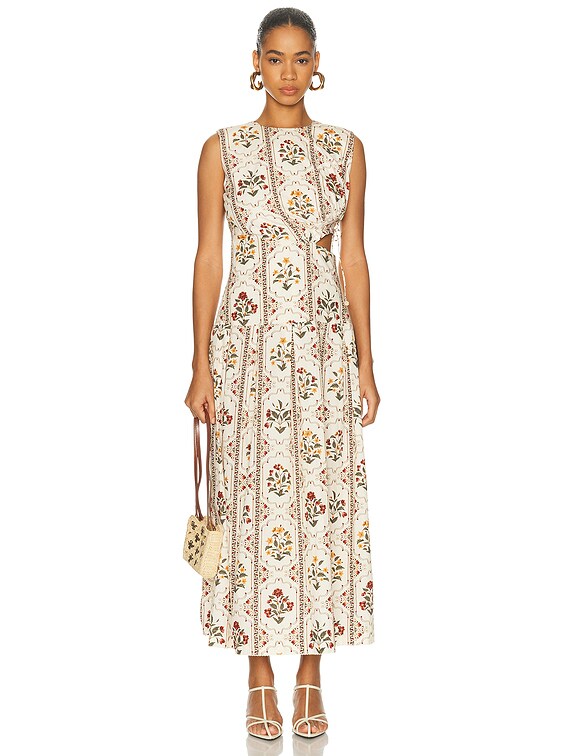 Agua by Agua Bendita Otono Dress in Andes | FWRD Agua by Agua Bendita Otono Dress in Andes | FWRD