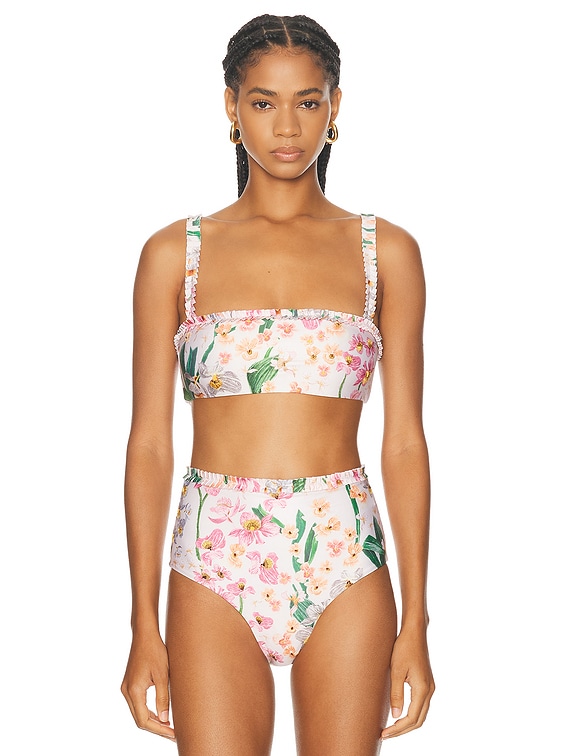 Agua by Agua Bendita Olmo Bikini Top in Jardinera | FWRD