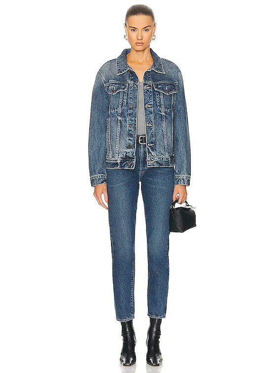 AGOLDE Austin Mid Rise Tapered Slim in Control | FWRD