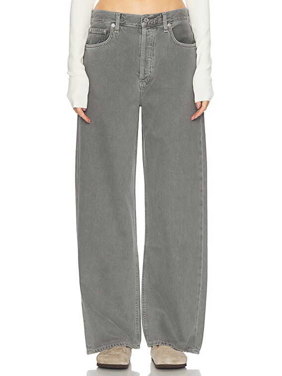 AGOLDE Low Slung Baggy in Dollar | FWRD