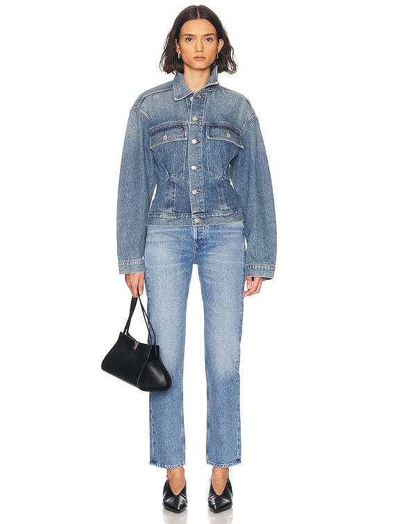 AGOLDE Zyla Cinch Jacket in Cascade | FWRD