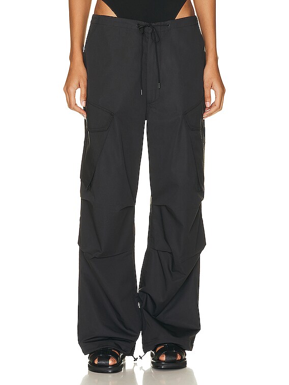 AGOLDE Ginerva Cargo Pant in Black | FWRD