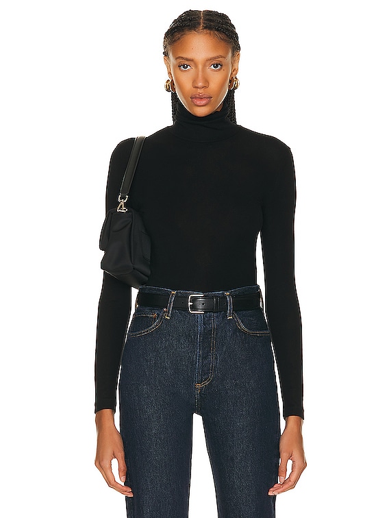 AGOLDE Pascale Turtleneck in Black FWRD