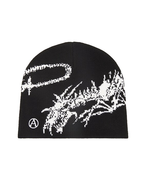 Aries Dragon Skeleton Beanie in Black | FWRD