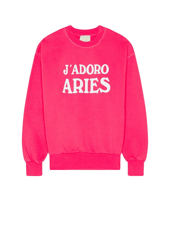 Aries Jadoro Aries Sweatshirt in Magenta | FWRD