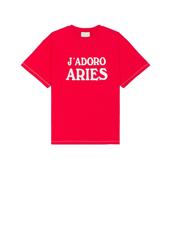 Aries J'Adoro Aries Tee in Red | FWRD