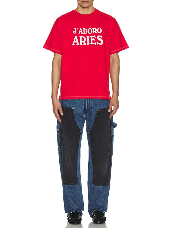 Aries J'Adoro Aries Tee in Red | FWRD