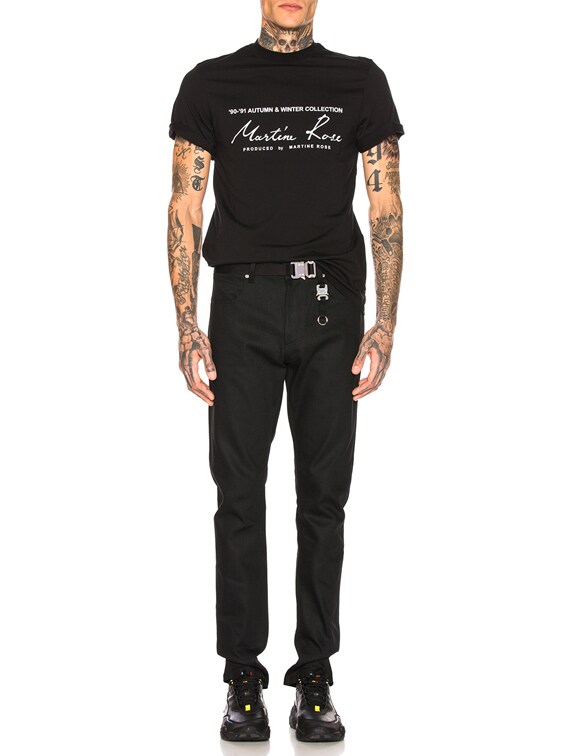 1017 ALYX 9SM Classic Jean With Keychain in Black | FWRD